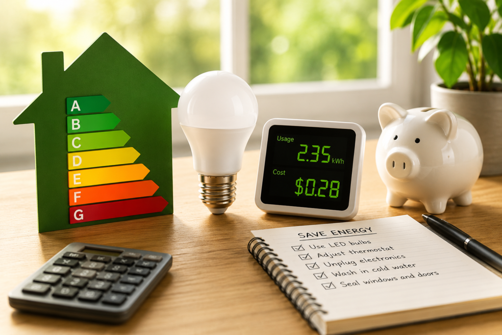 Save on electricity bills with energy-efficient home habits