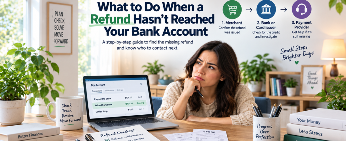 What to Do When a Refund Hasn’t Reached Your Bank Account