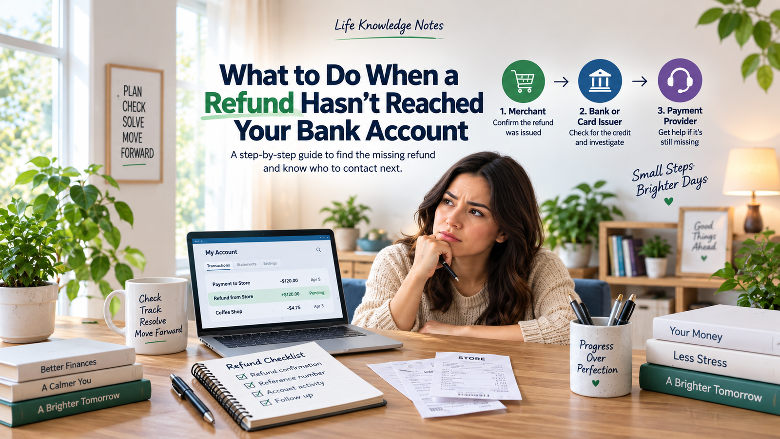 What to Do When a Refund Hasn’t Reached Your Bank Account