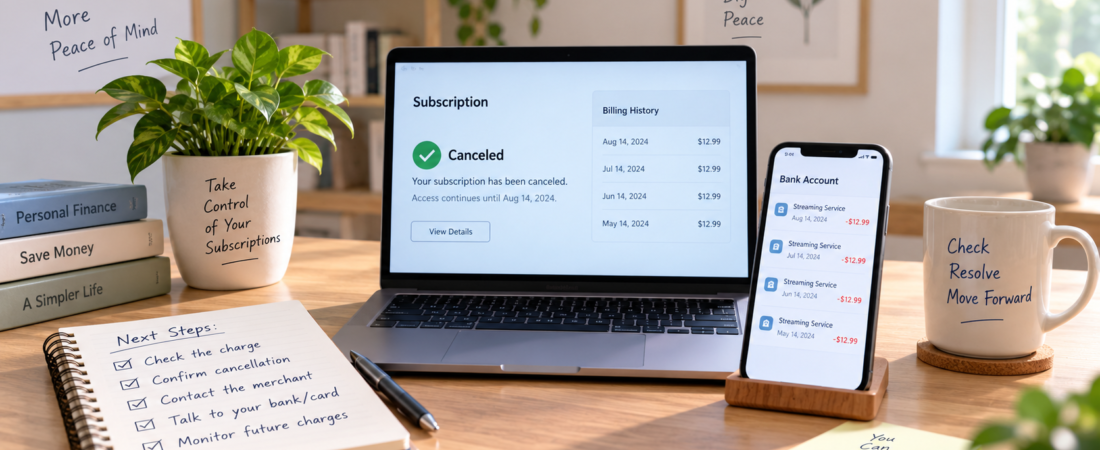 What to Do When a Subscription Keeps Charging You After You Cancel